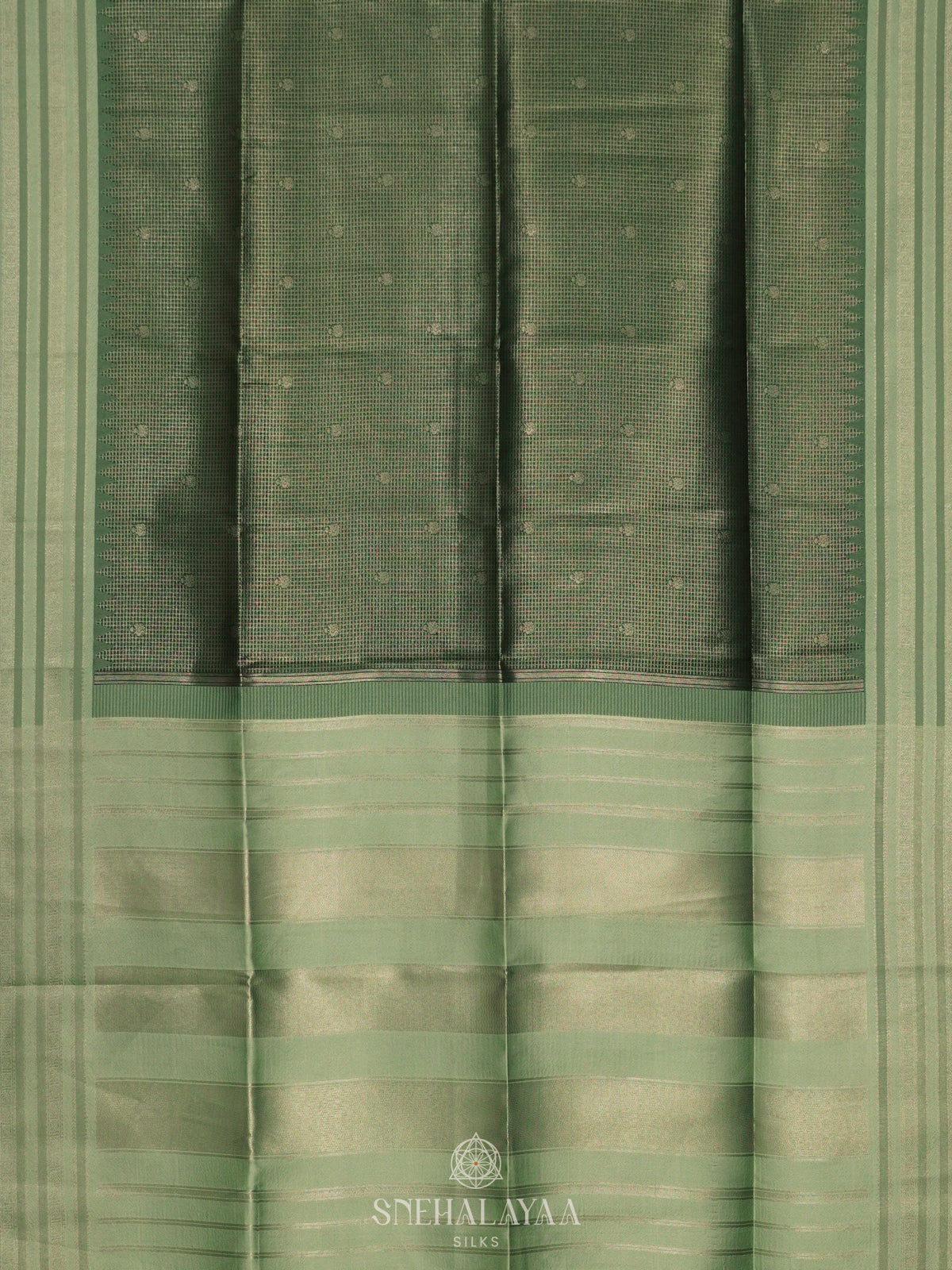 Emerald Green Soft Silk Saree