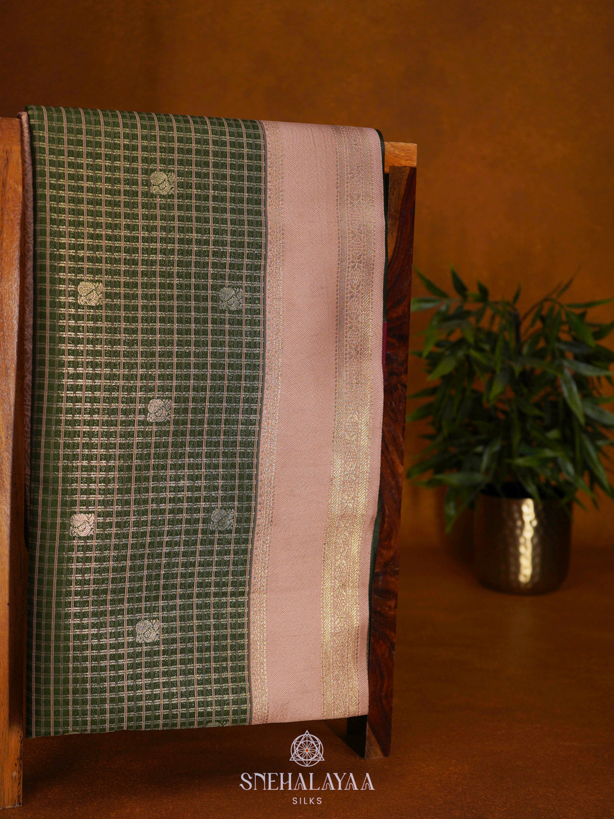 Emerald Green Soft Silk Saree