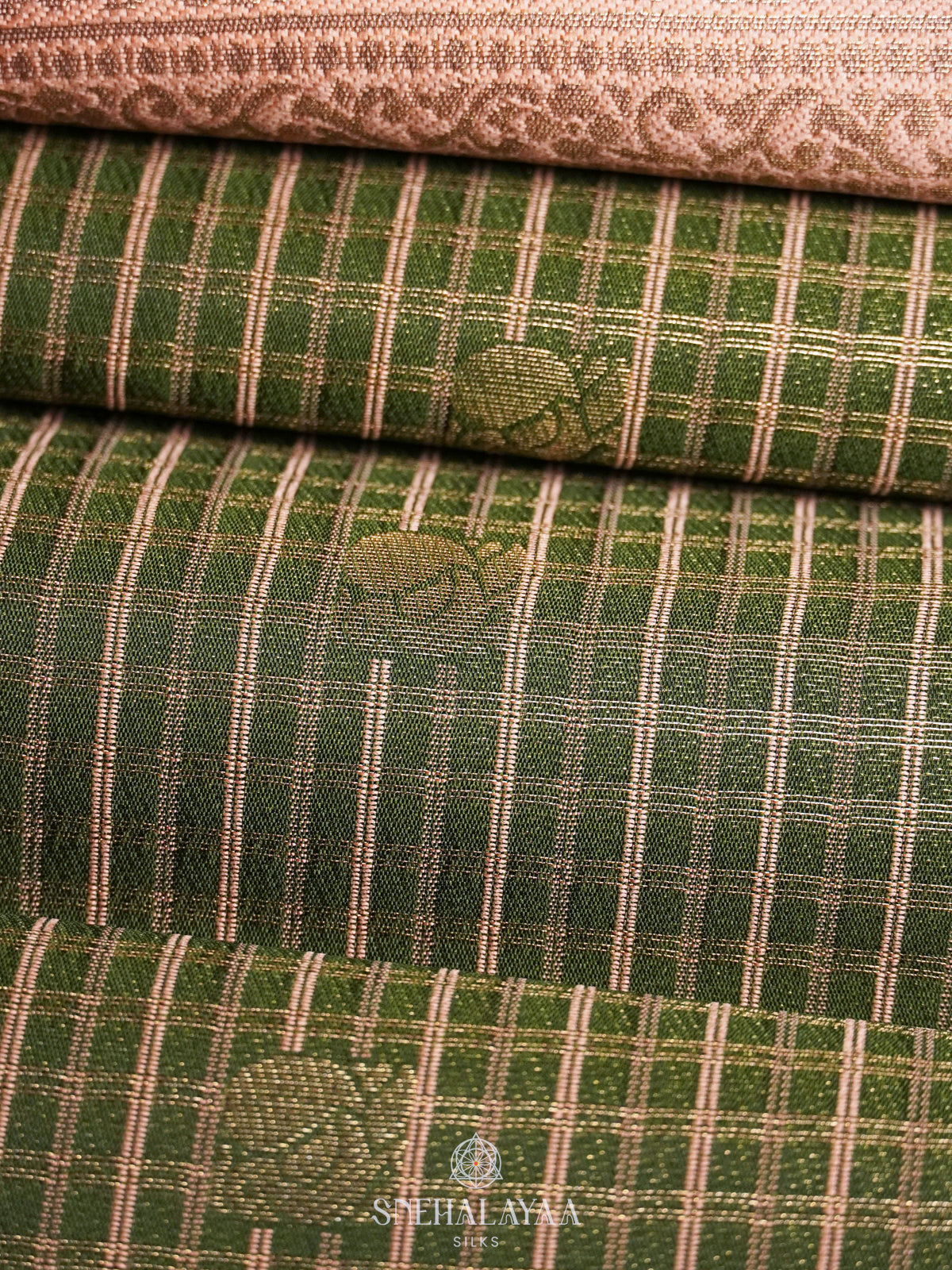 Emerald Green Soft Silk Saree