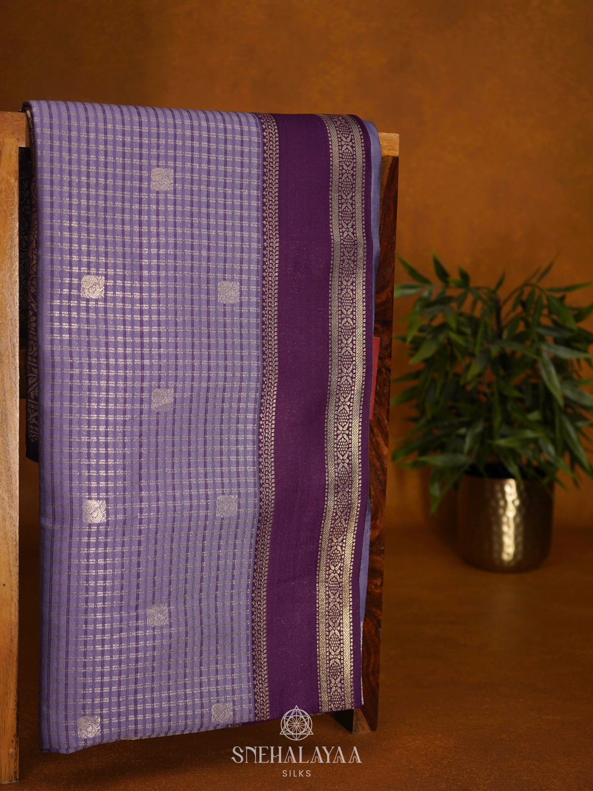 Lilac Soft Silk Saree