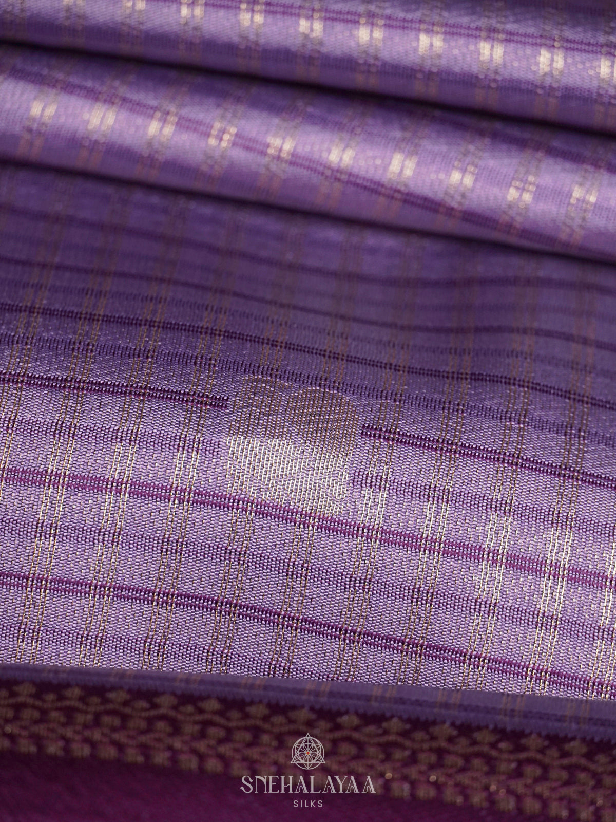 Lilac Soft Silk Saree