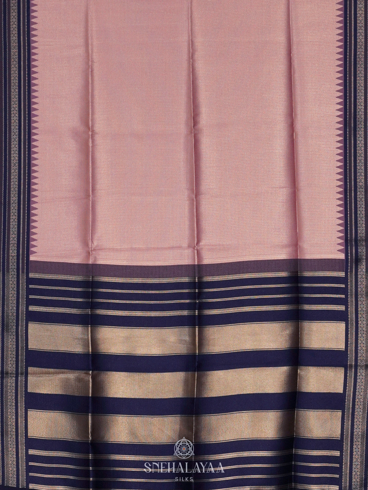 Baby Pink Soft Silk Saree
