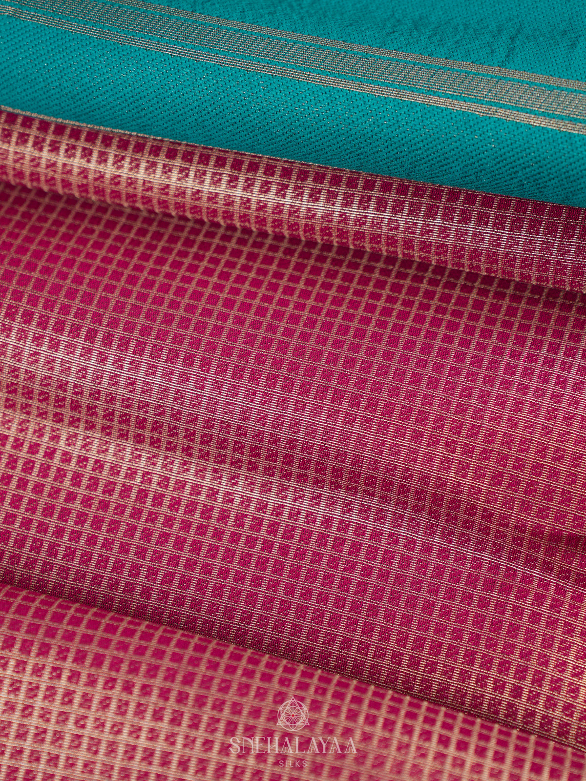 Magenta Pink Soft Silk Saree