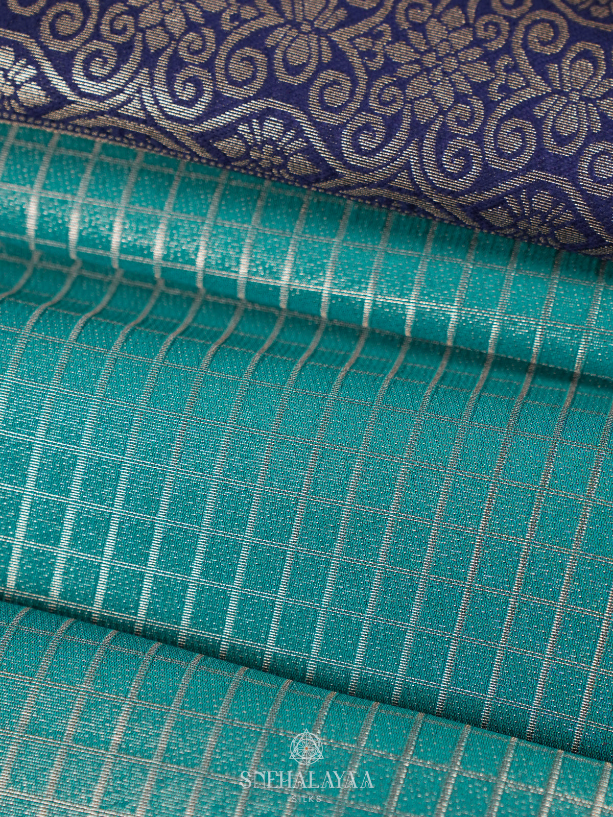Sky Blue Soft Silk Saree