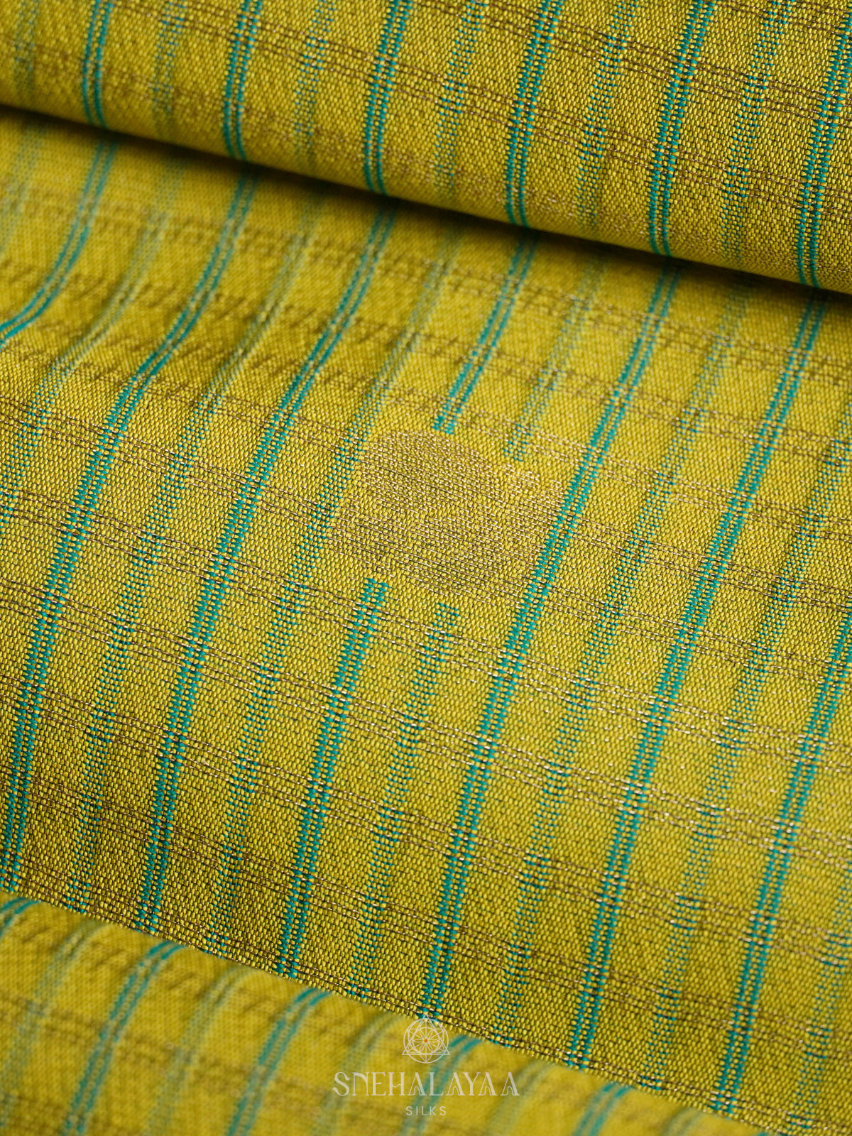 Lime Green Soft Silk Saree