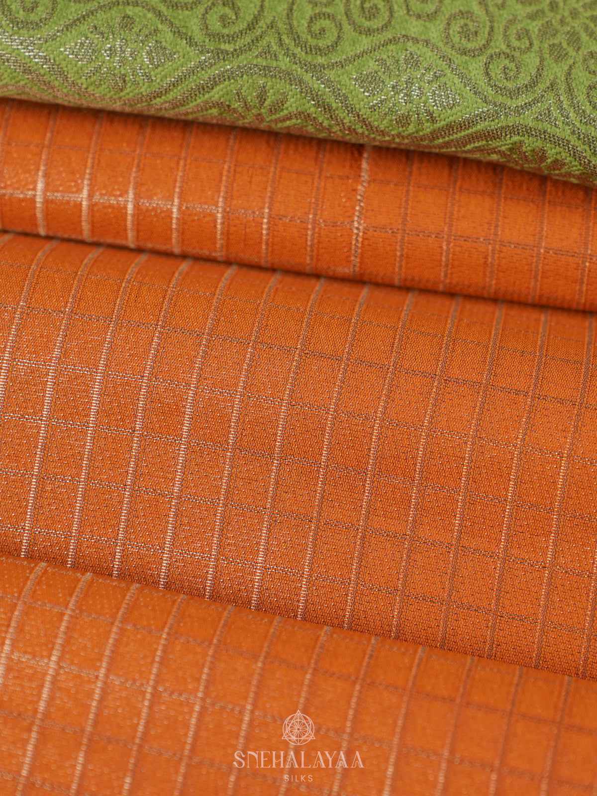 Orange Soft Silk Saree