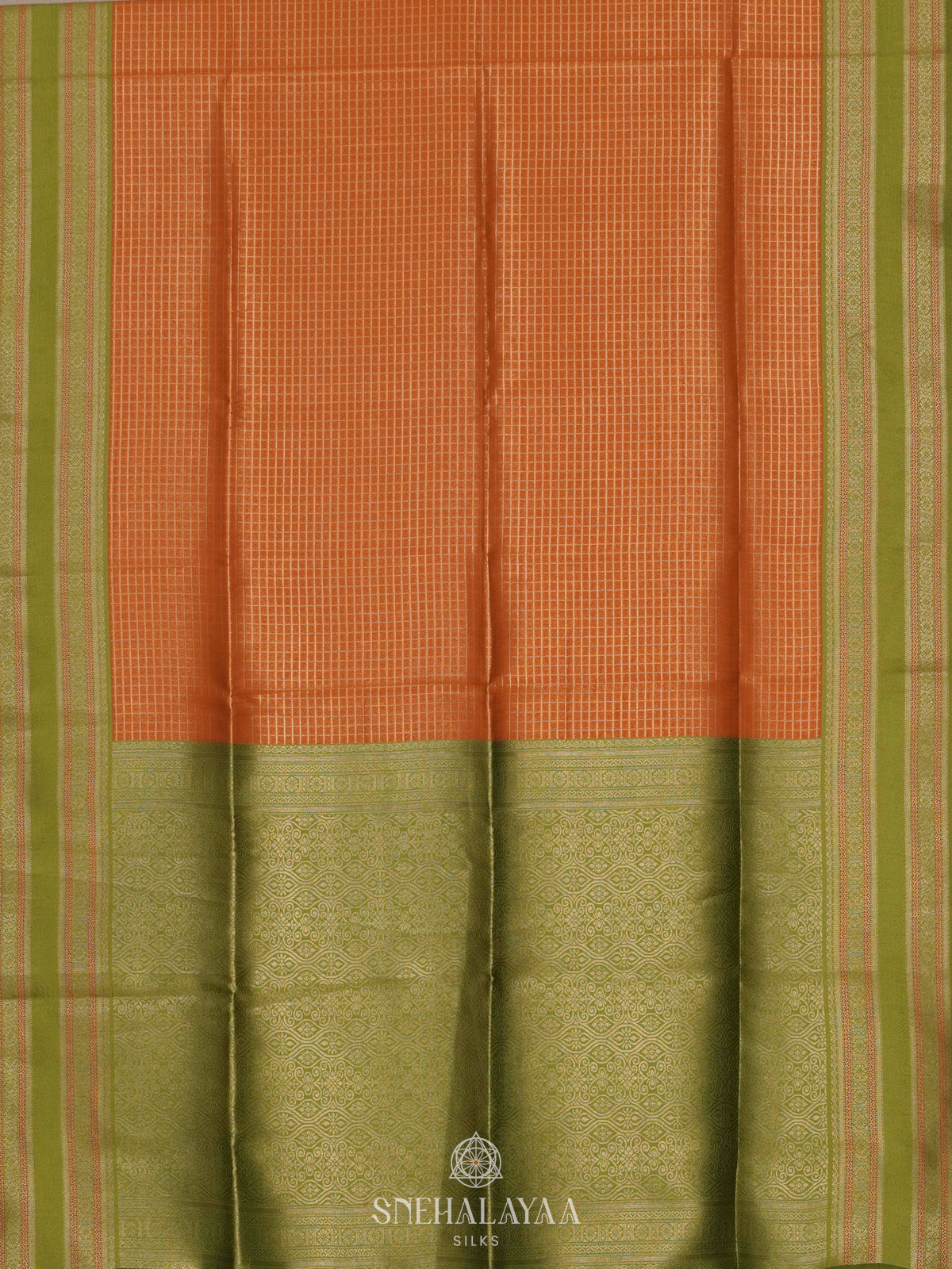 Orange Soft Silk Saree