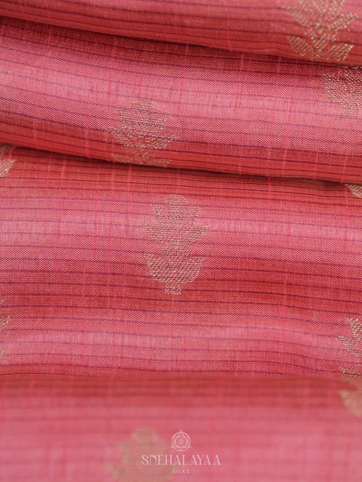 Pink Raw Silk Saree