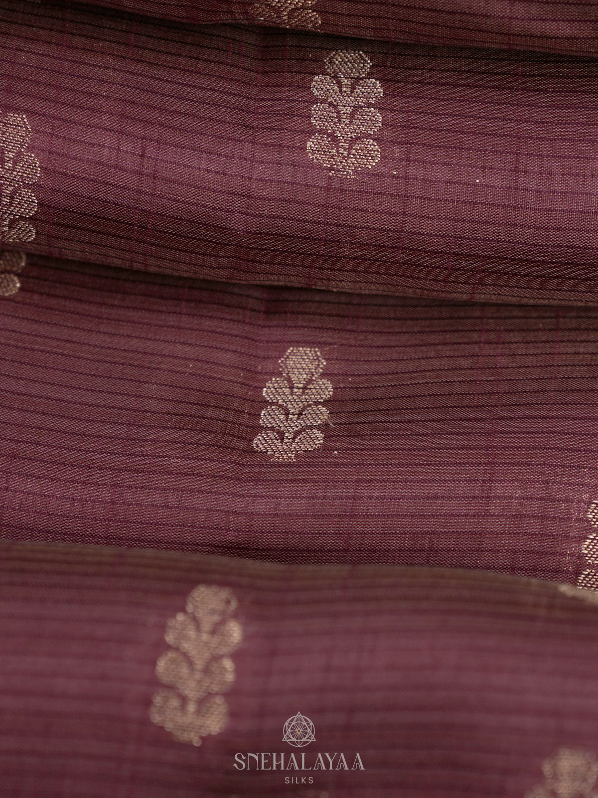 Brown Raw Silk Saree