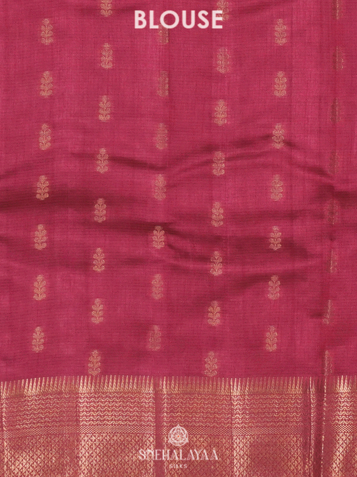 Pink Raw Silk Saree
