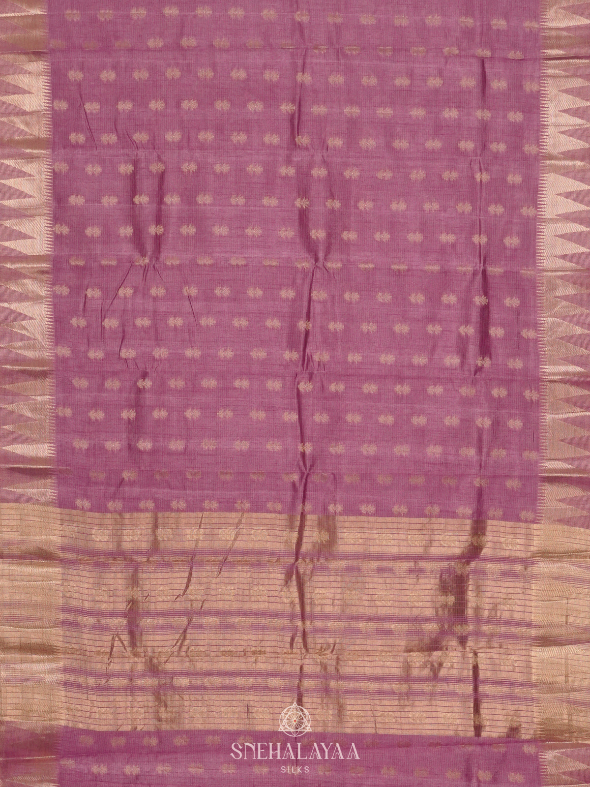 Plum Raw Silk Saree