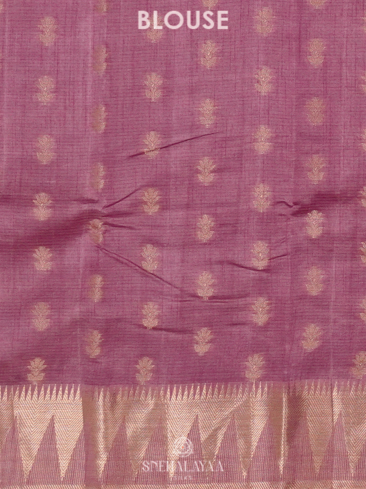 Plum Raw Silk Saree
