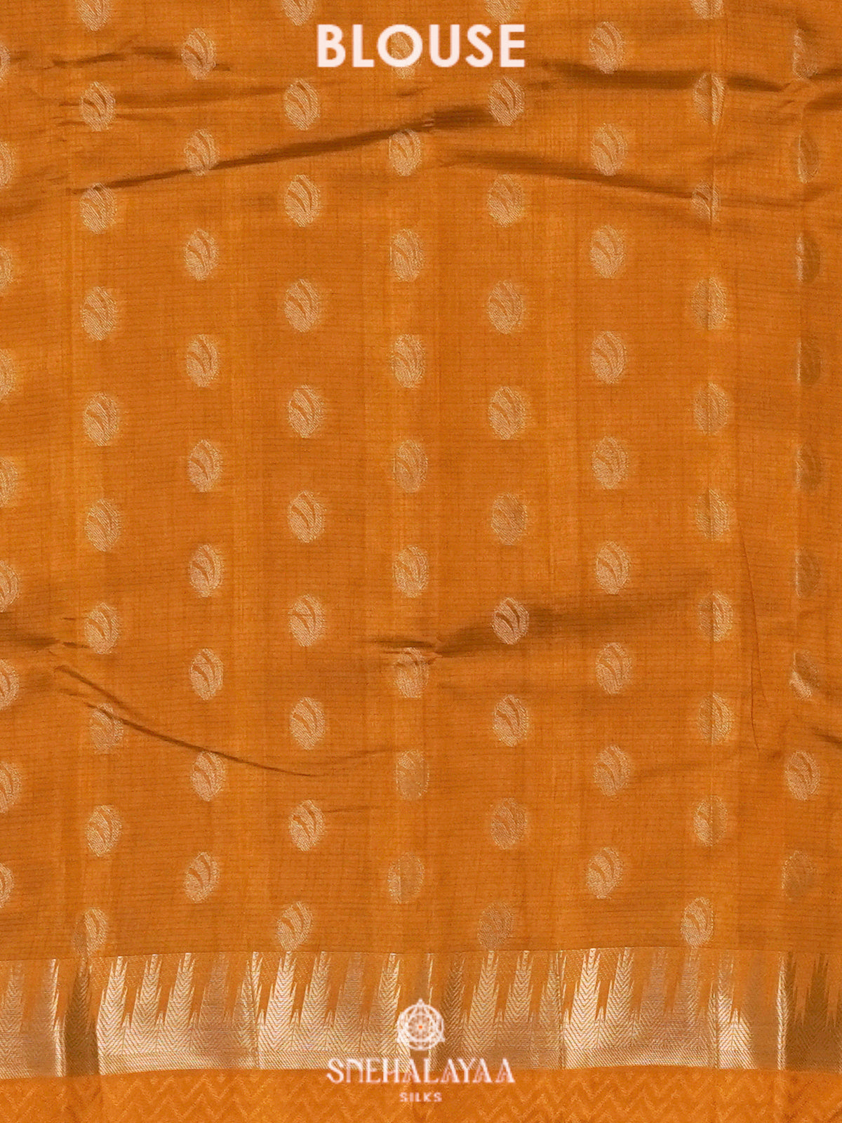 Mango Yellow Raw Silk Saree