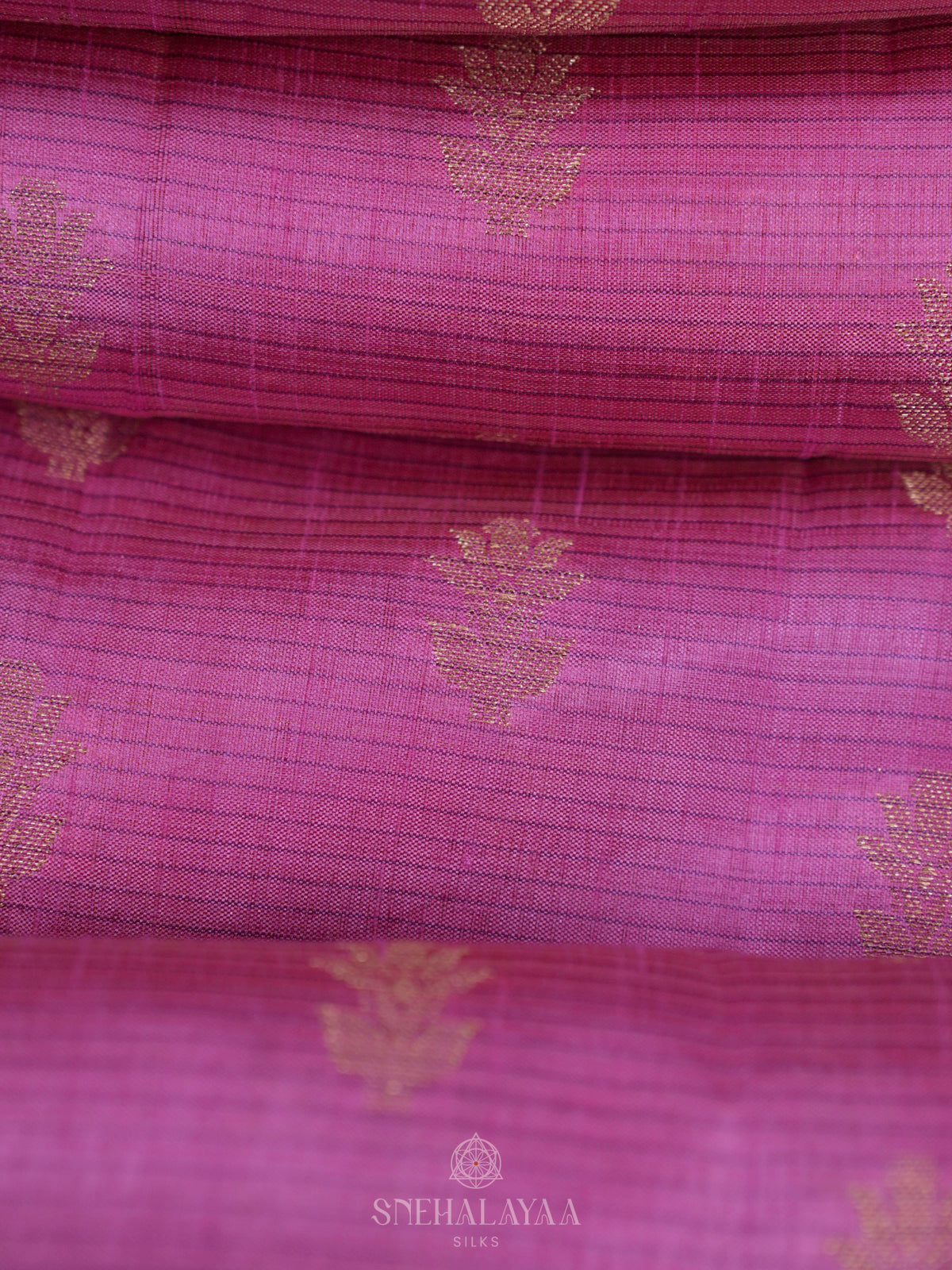 Pink Raw Silk Saree