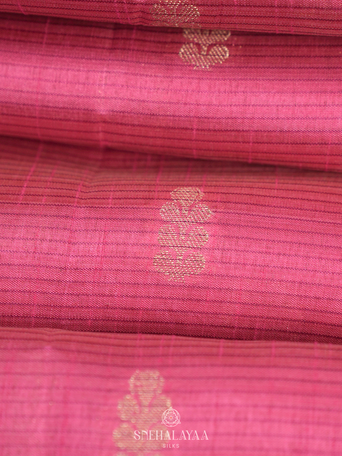 Pink Raw Silk Saree