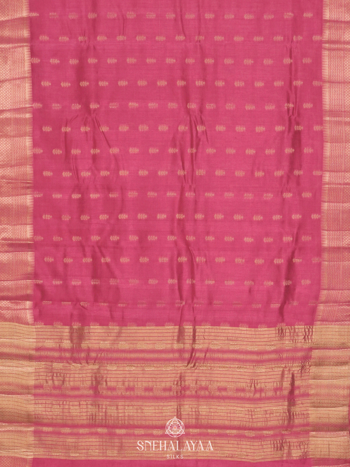 Pink Raw Silk Saree