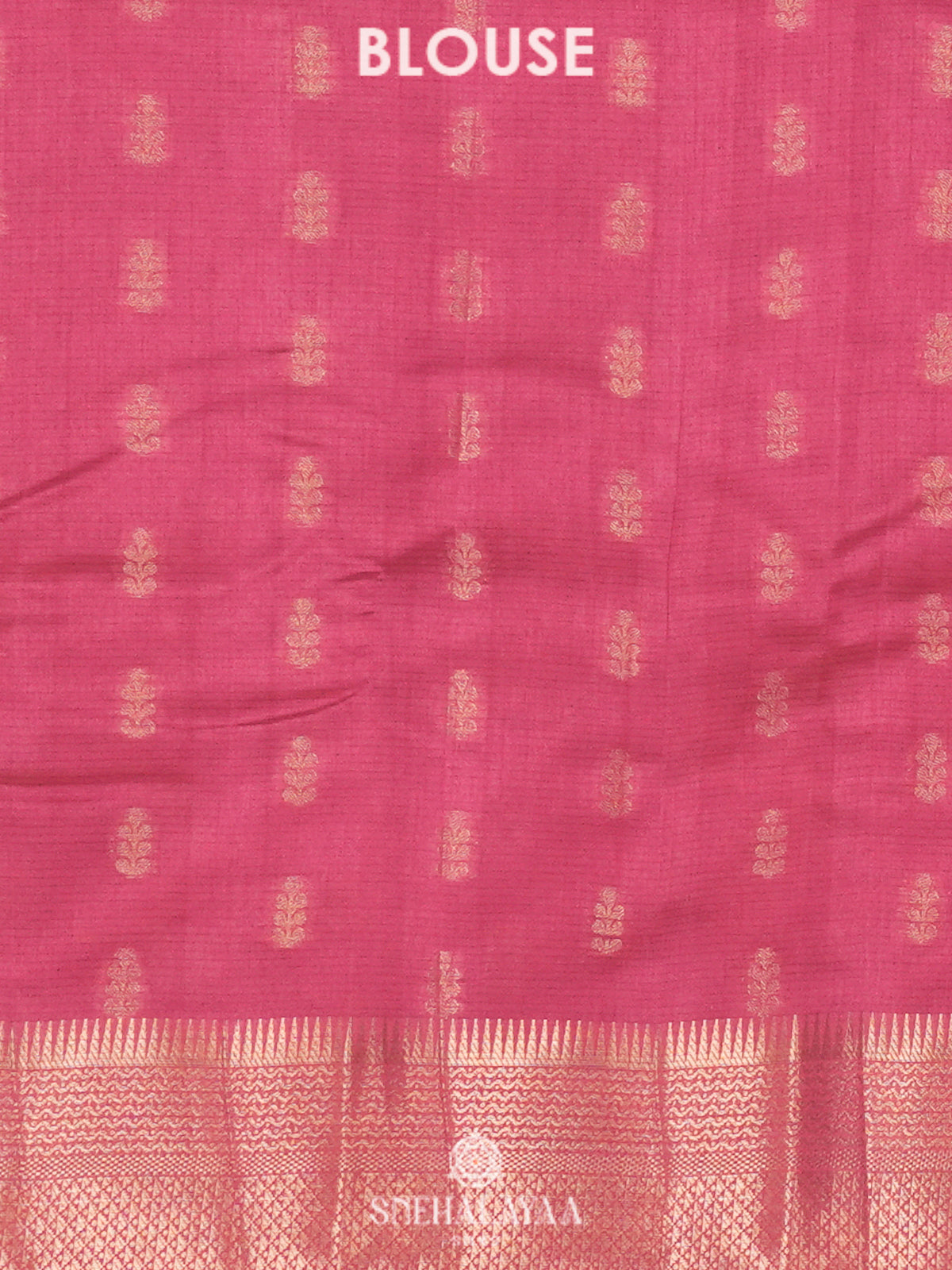 Pink Raw Silk Saree
