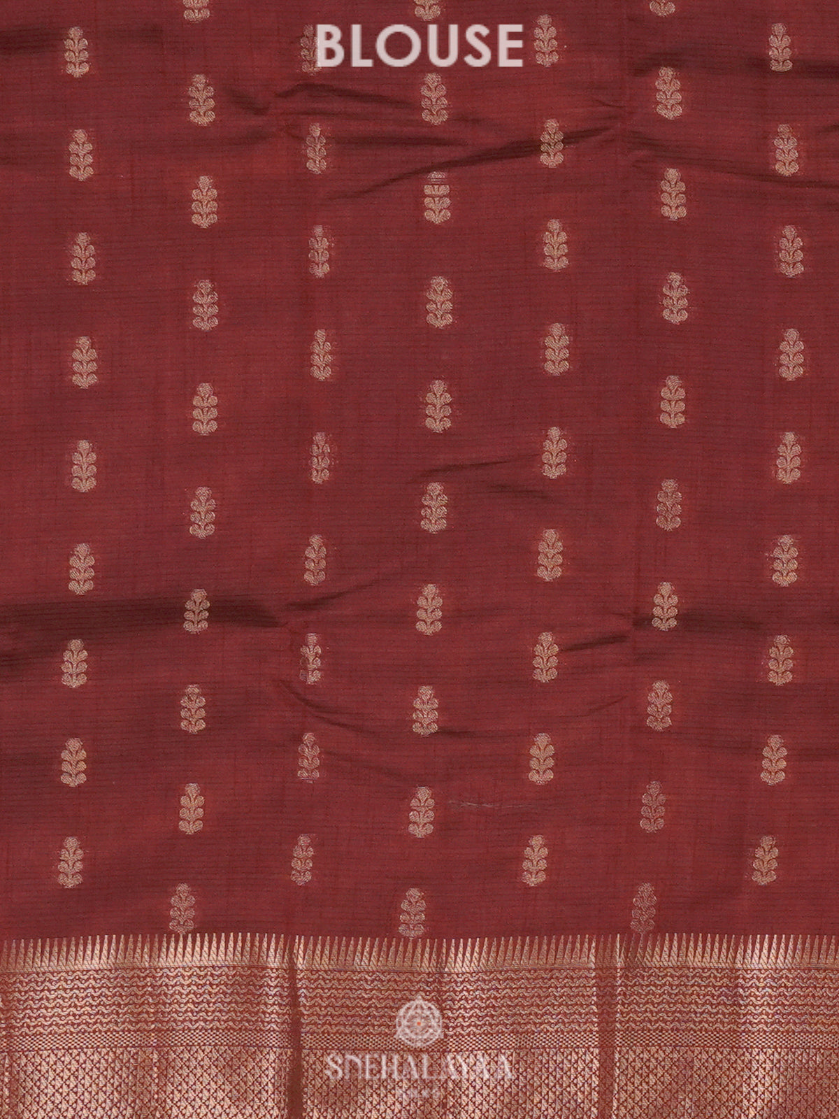 Brown Raw Silk Saree