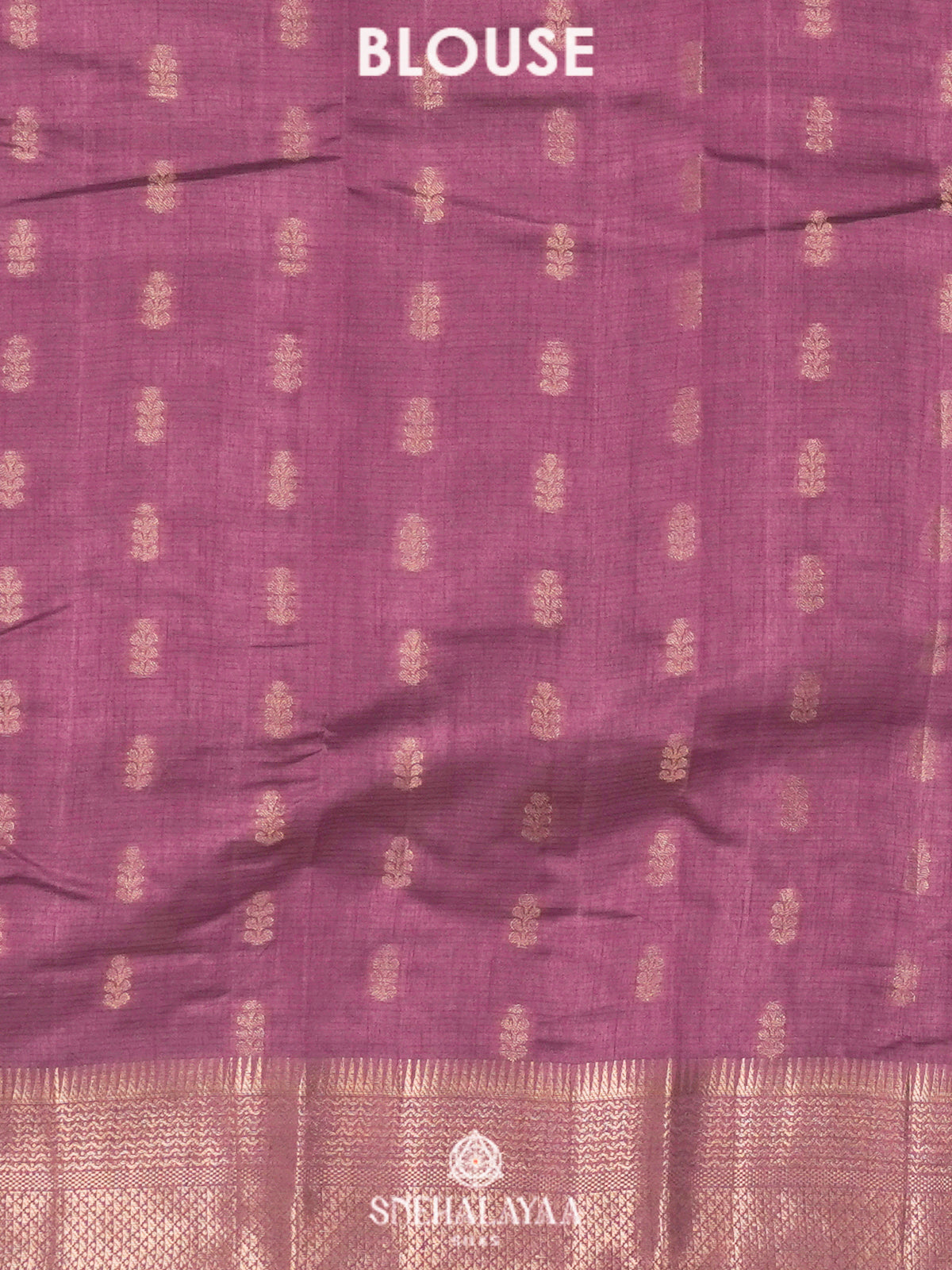Lavender Raw Silk Saree