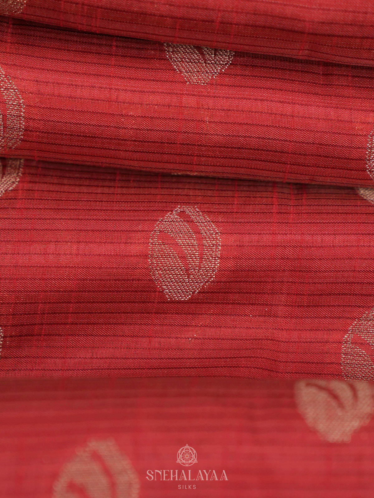 Red Raw Silk Saree