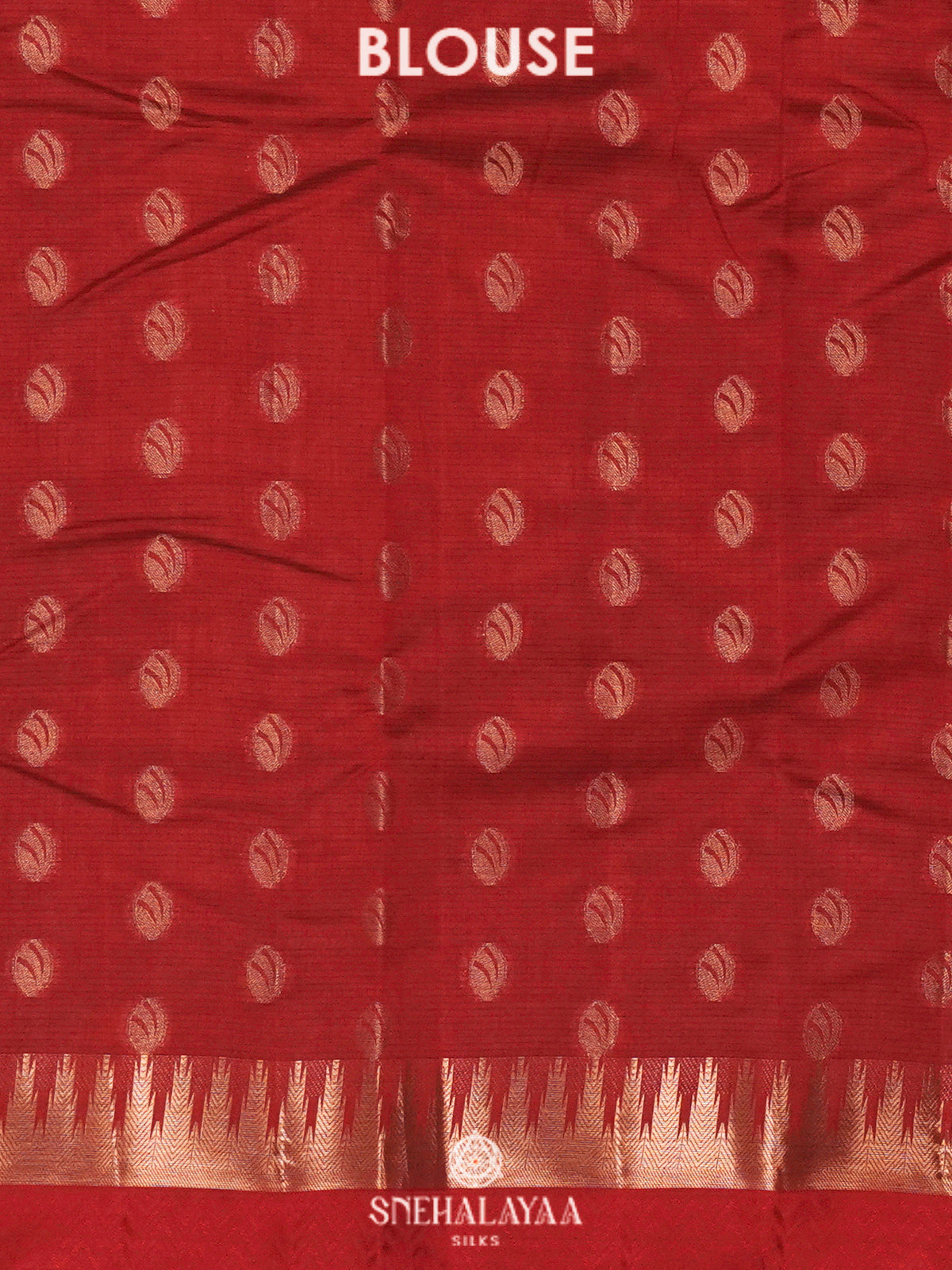 Red Raw Silk Saree