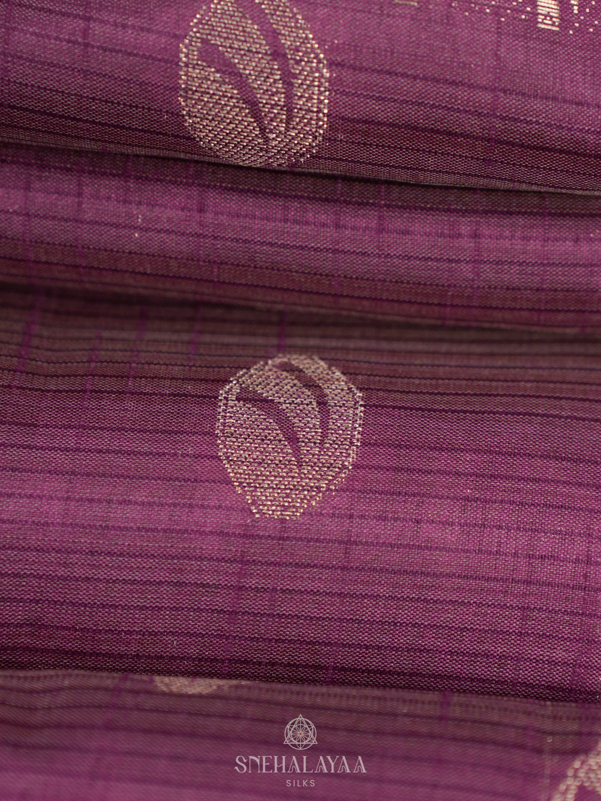 Wine Raw Silk Saree