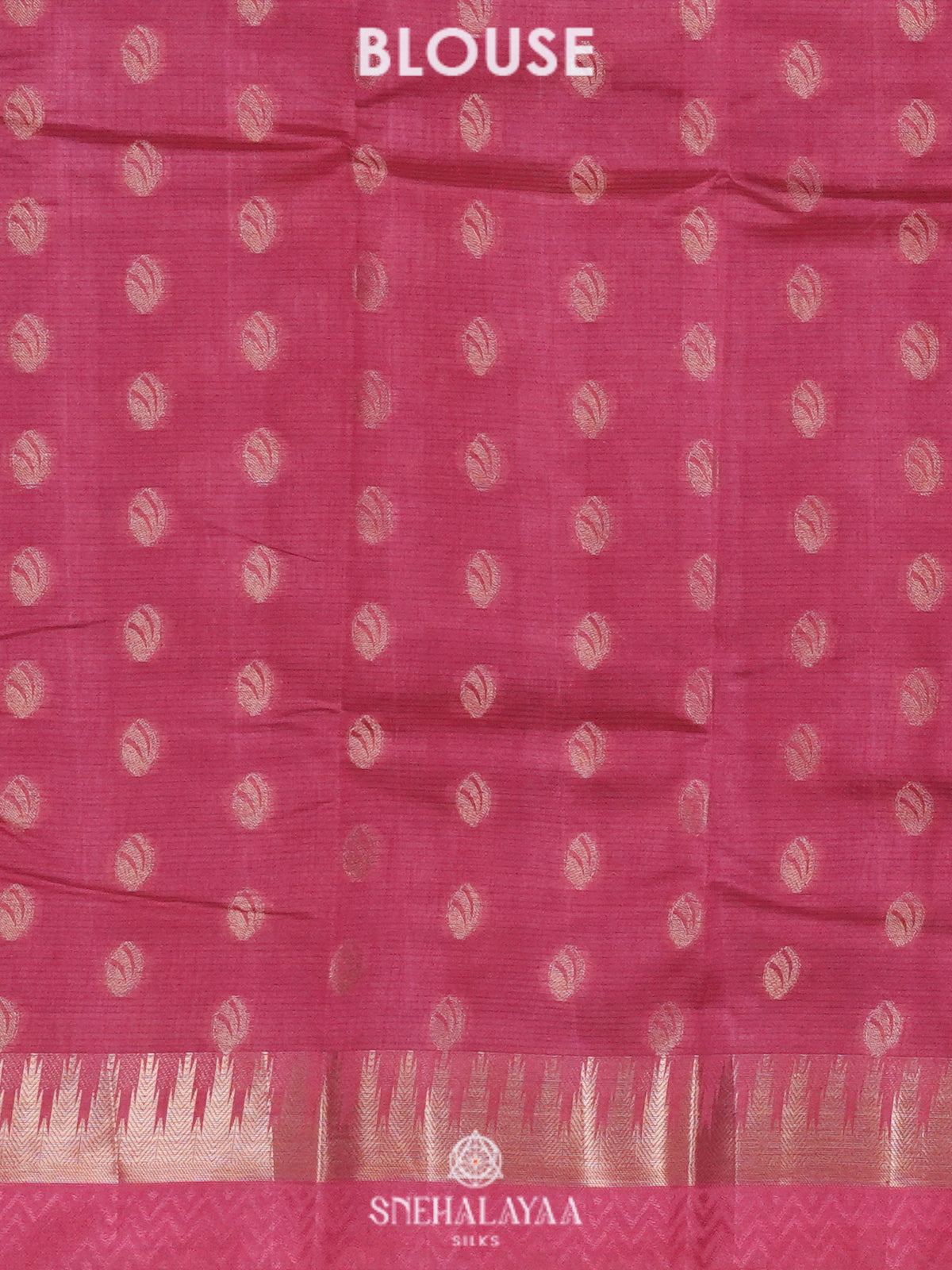 Pink Raw Silk Saree