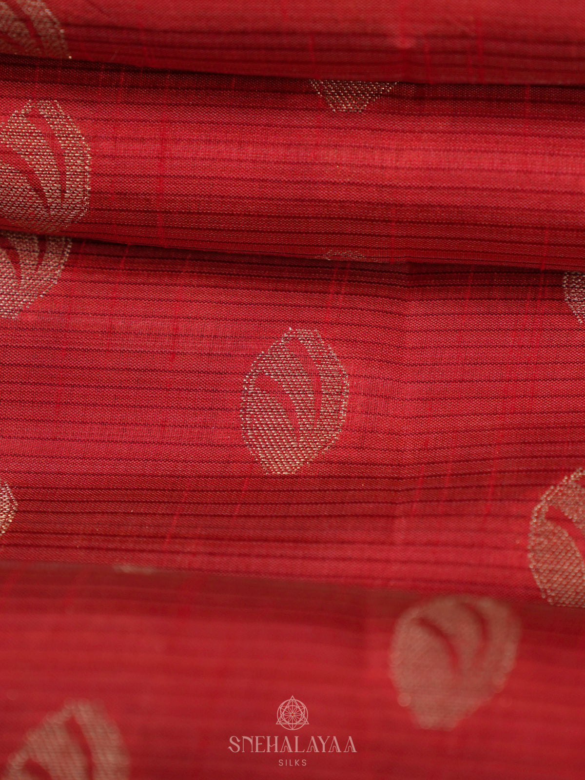 Red Raw Silk Saree