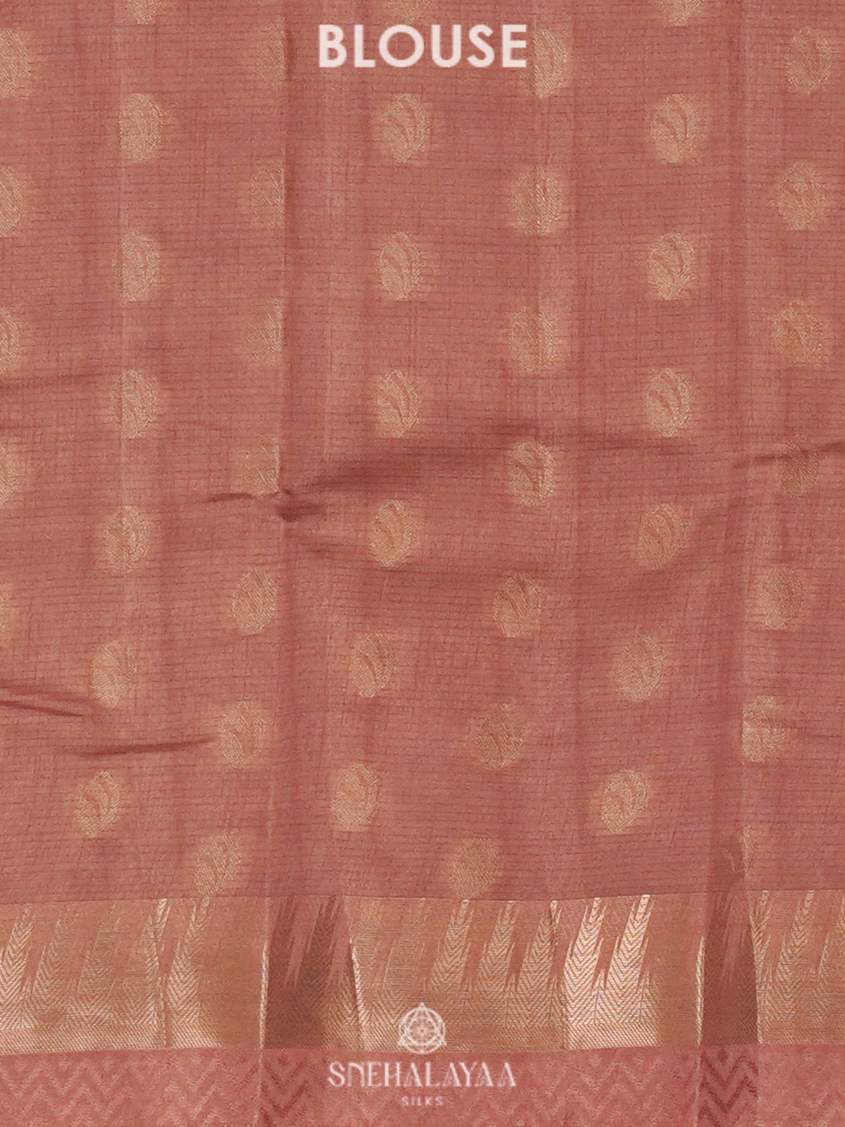 Mauve Pink Raw Silk Saree