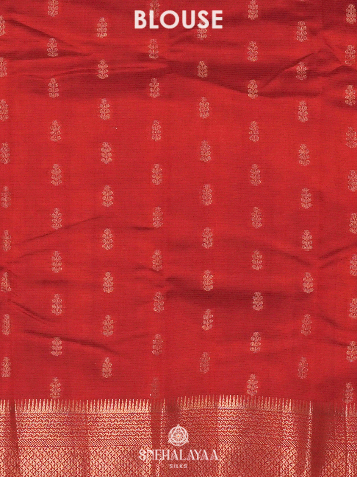 Red Raw Silk Saree