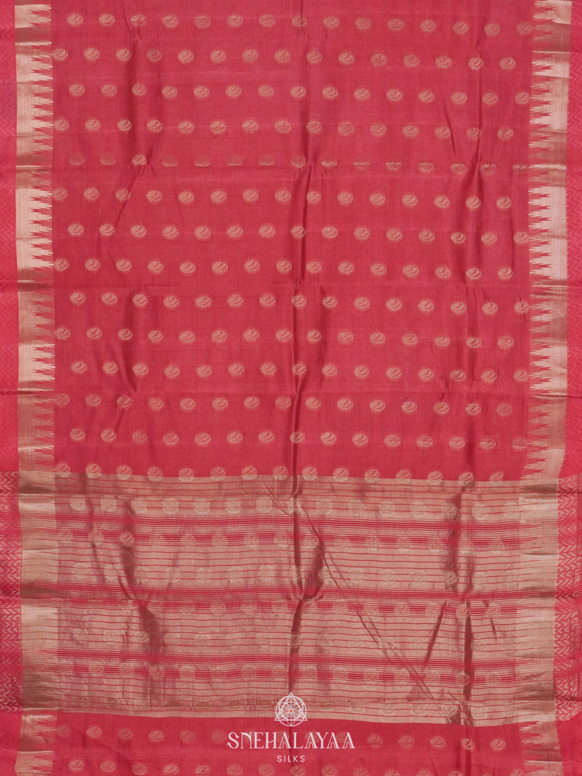 Pink Raw Silk Saree