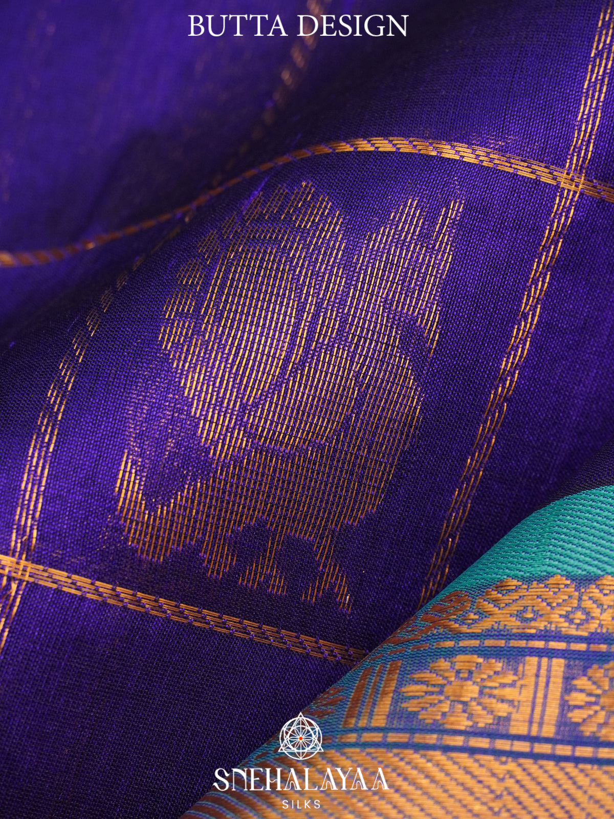 Royal Blue Kanchi Silk Cotton Saree