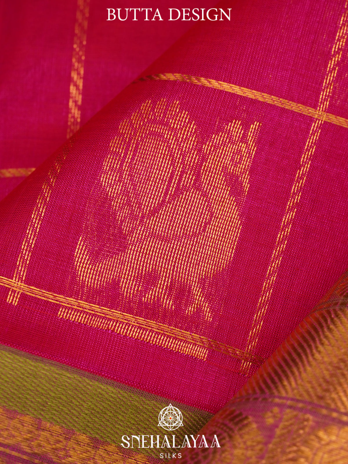 Pink  Kanchi Silk Cotton Saree