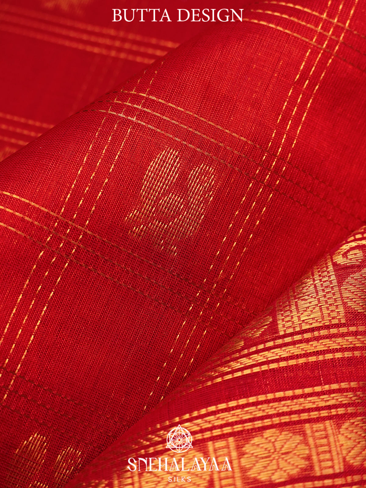 Red Kanchi Silk Cotton Saree