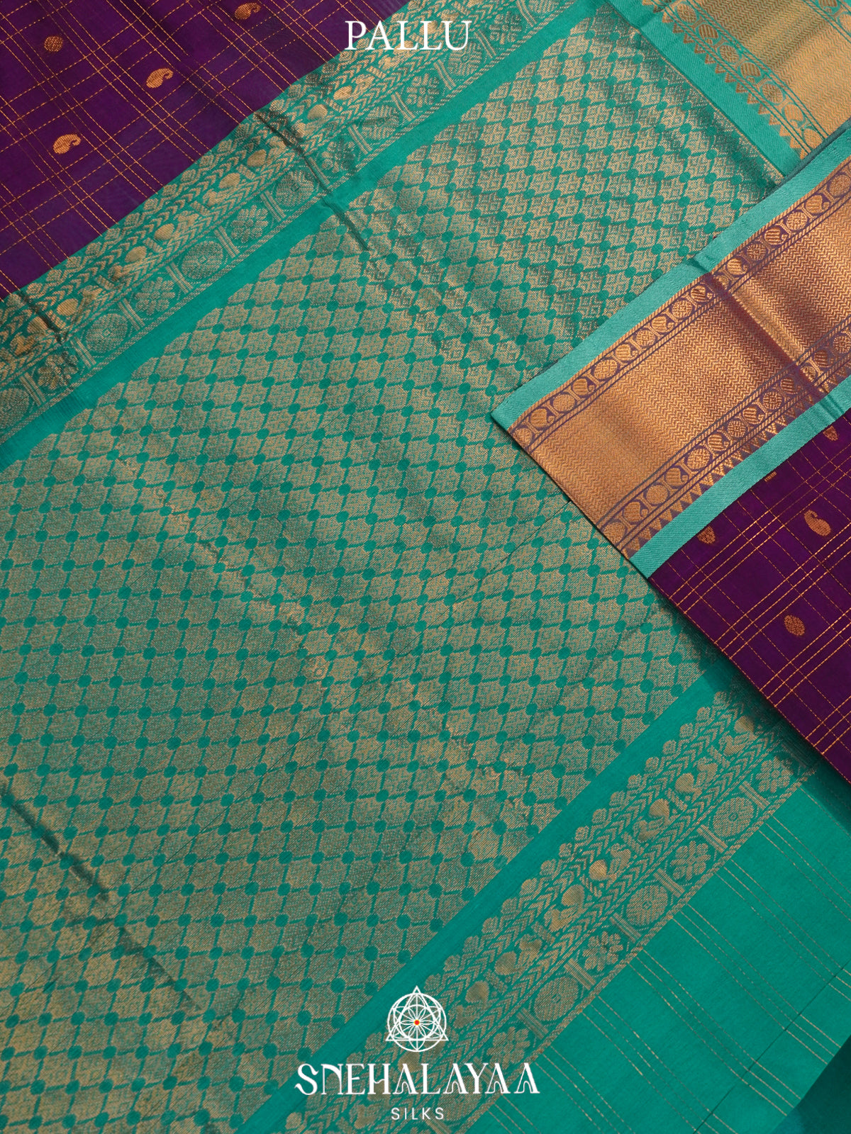 Magenta Kanchi Silk Cotton Saree