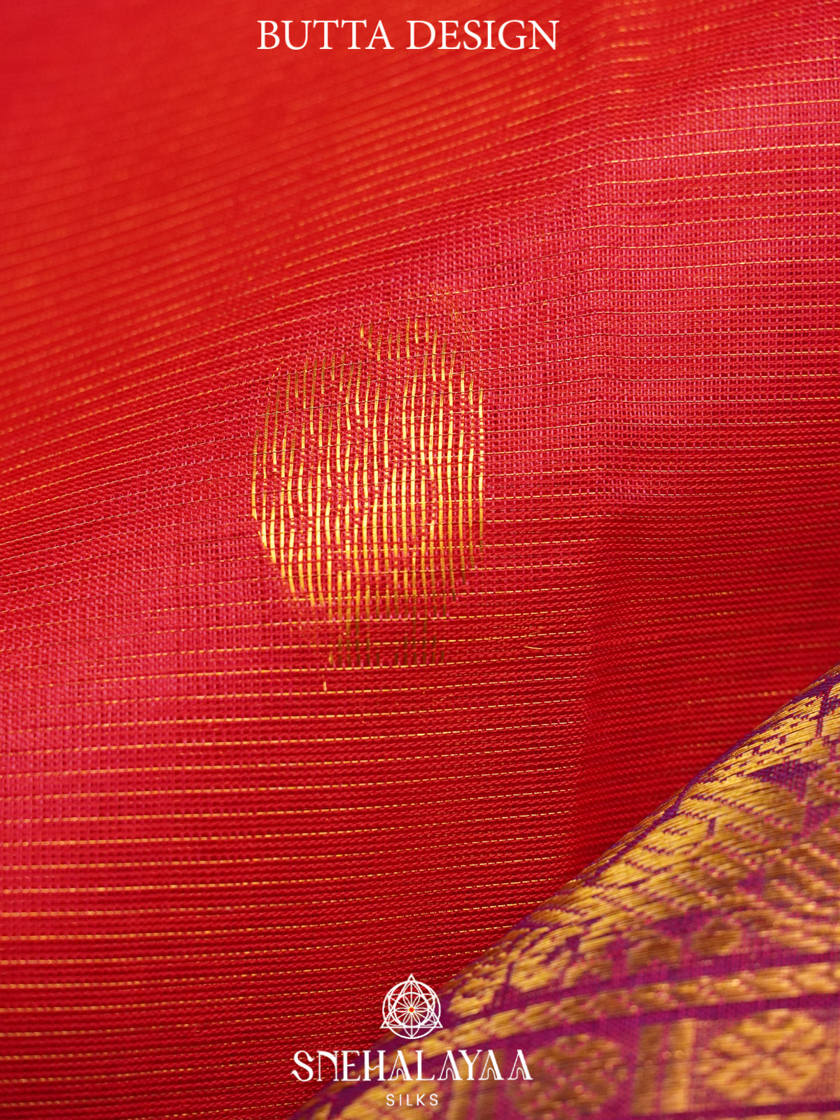 Ruby Red Kanchi Silk Cotton Saree