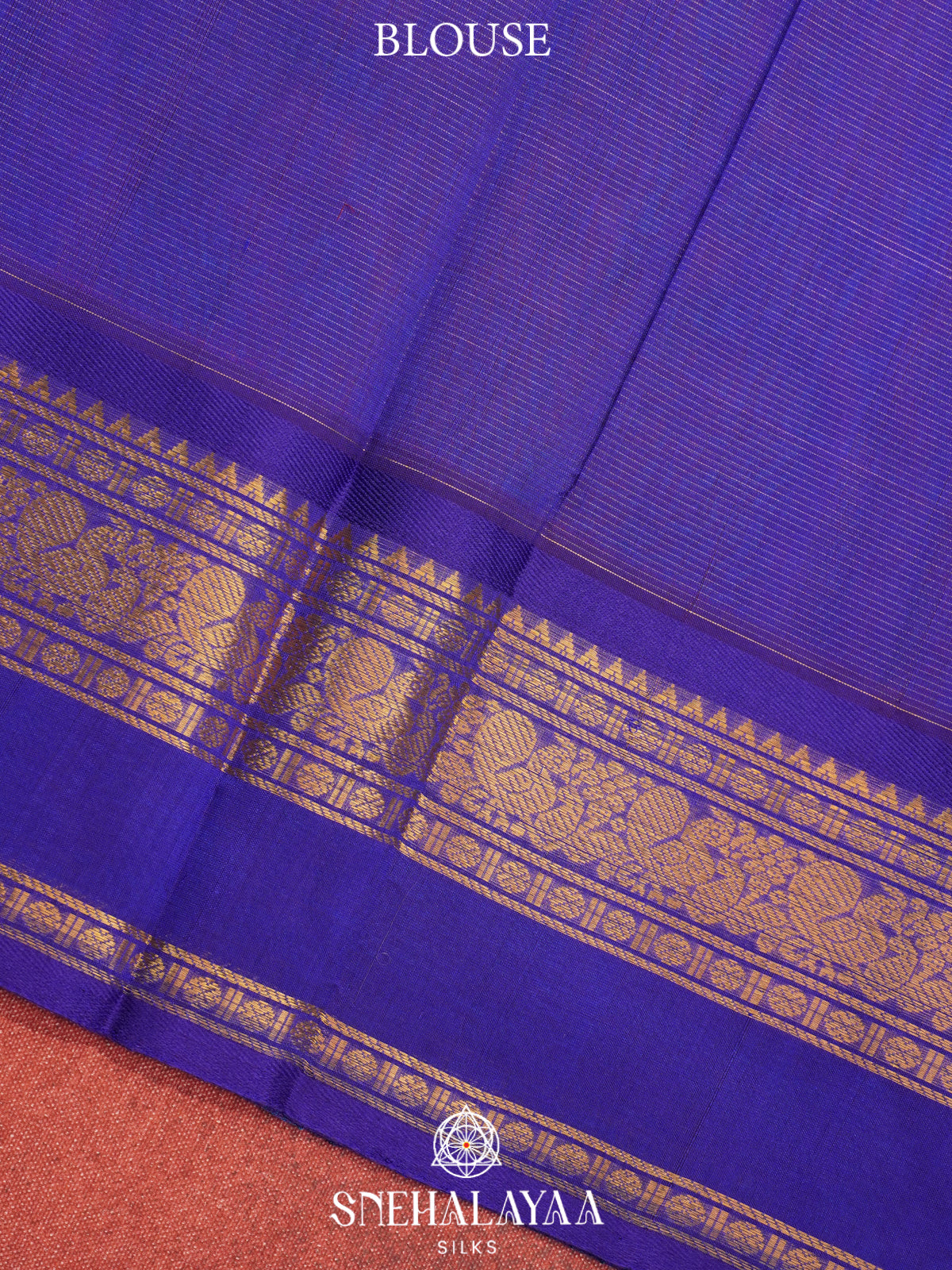 Purple Kanchi Silk Cotton Saree