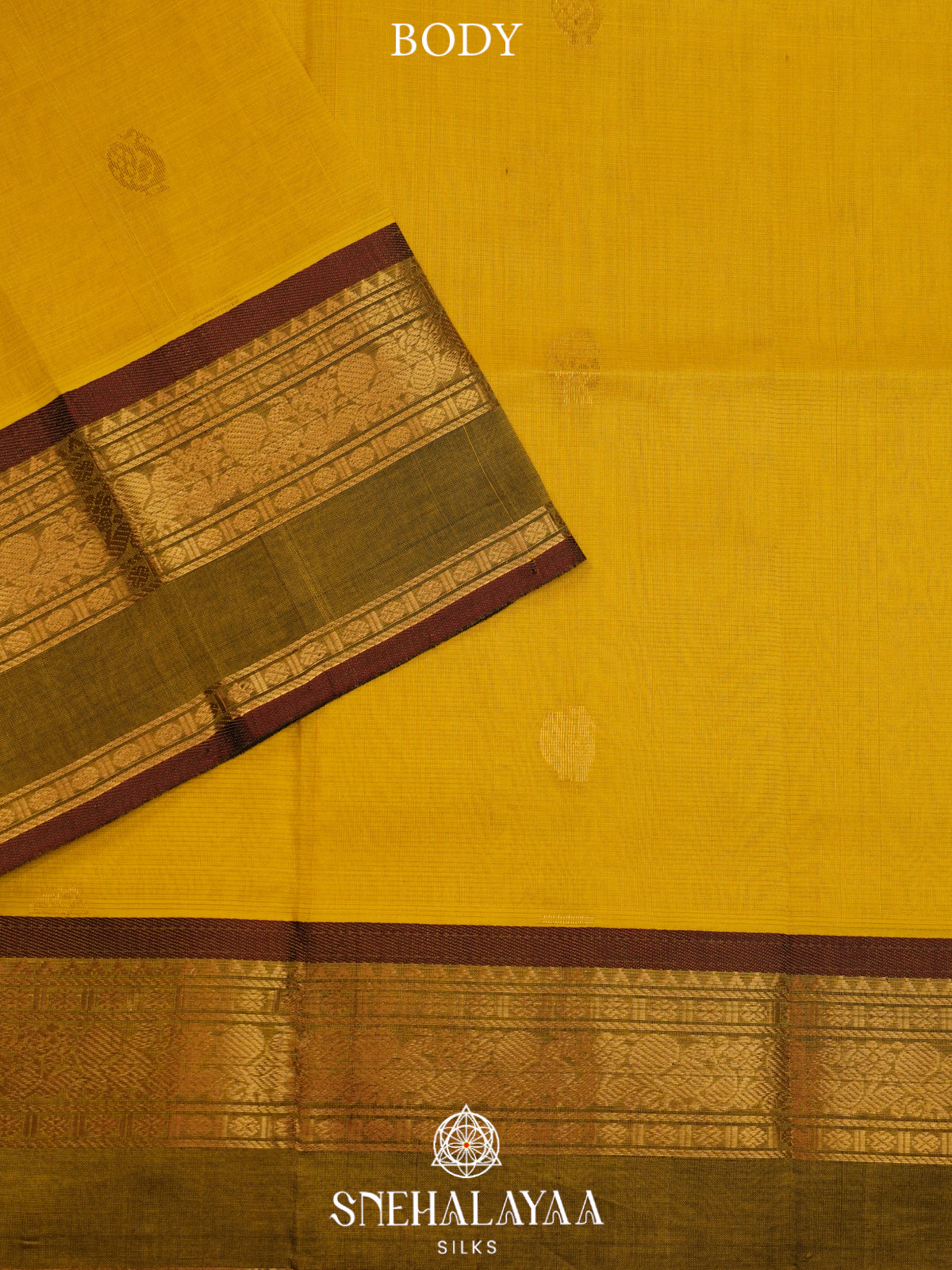 Mango Yellow Kanchi Silk Cotton Saree