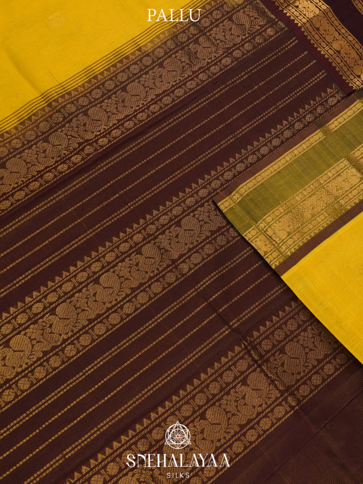 Mango Yellow Kanchi Silk Cotton Saree