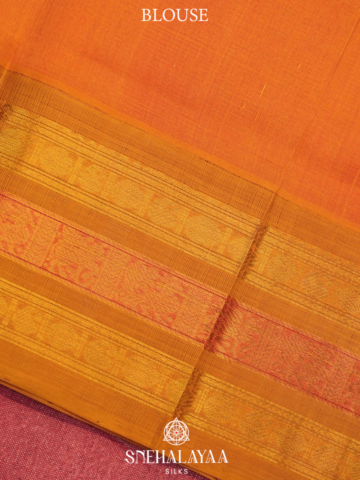 Ruby Red Kanchi Silk Cotton Saree
