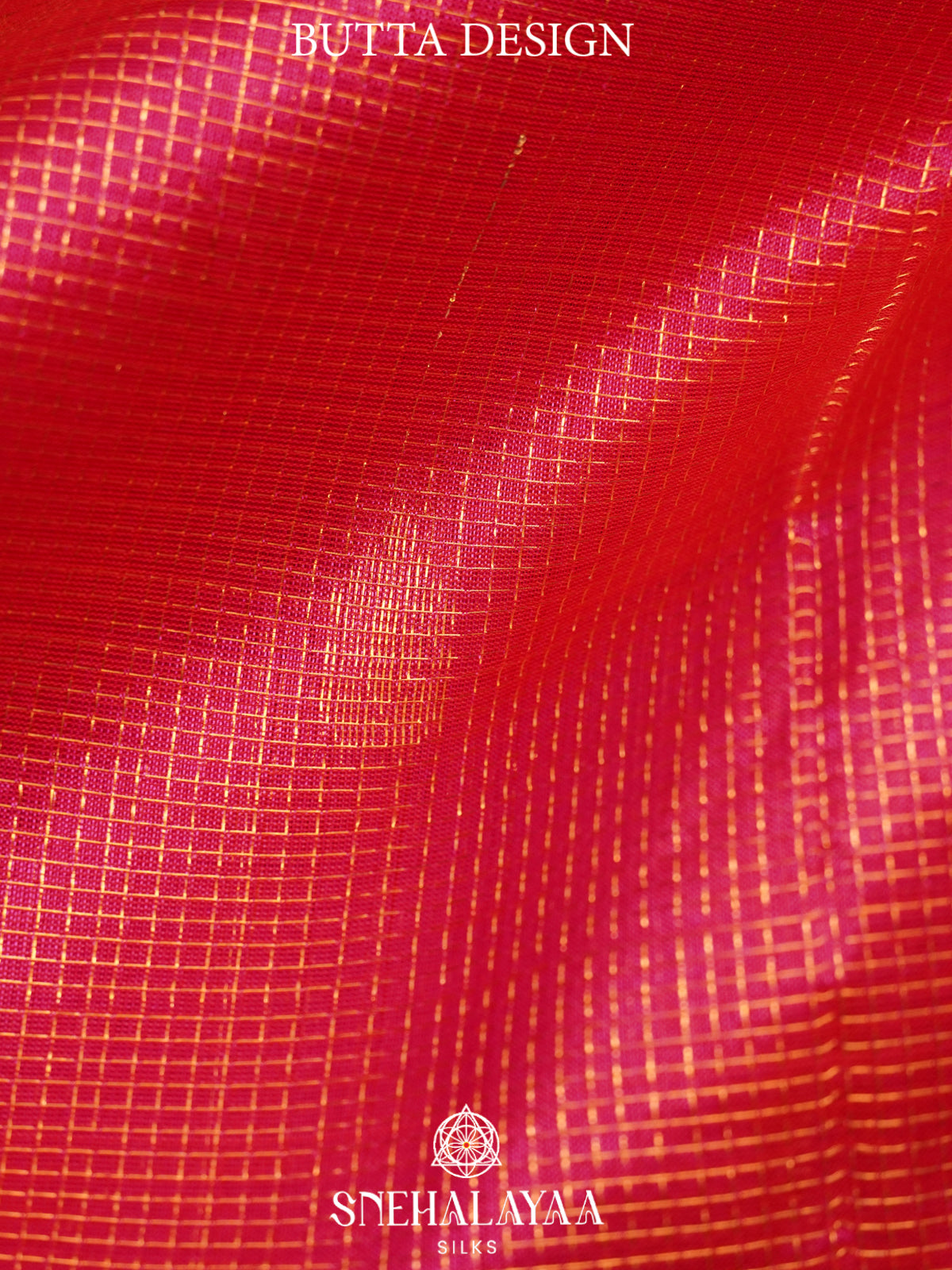 Ruby Red Kanchi Silk Cotton Saree