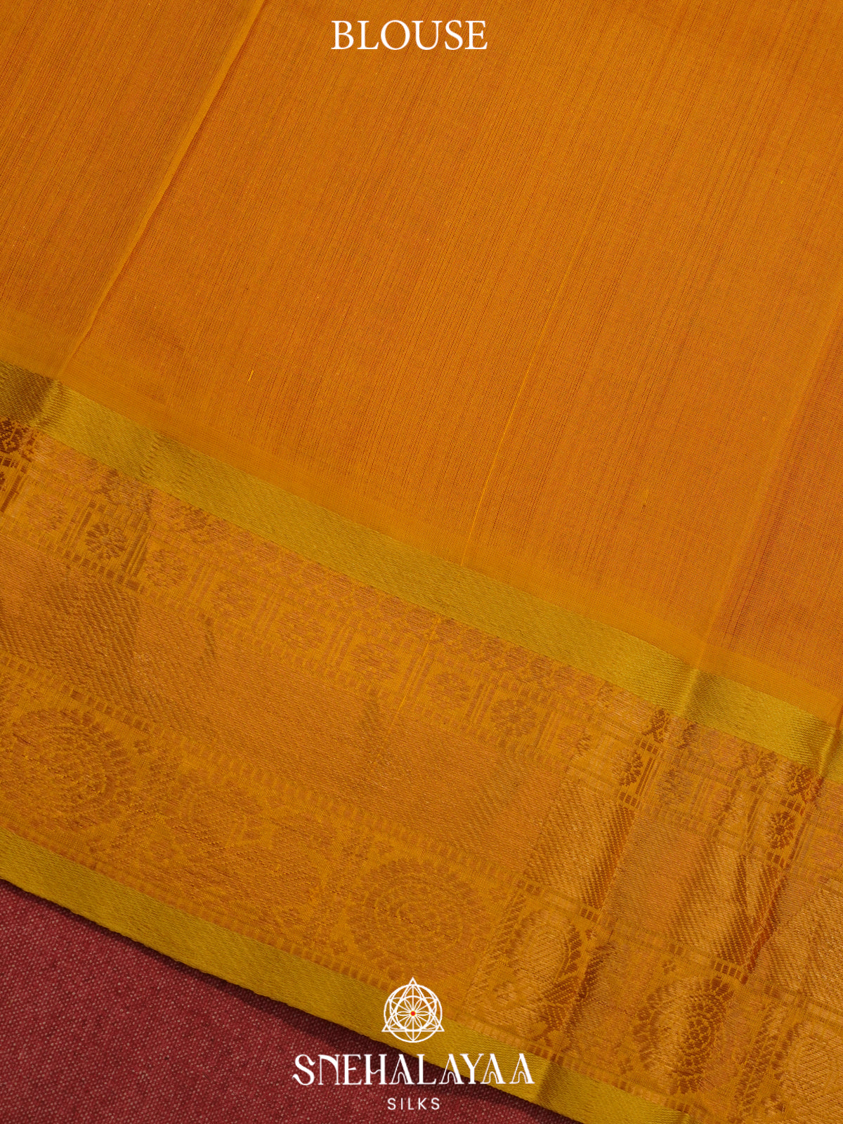 Ruby Red Kanchi Silk Cotton Saree