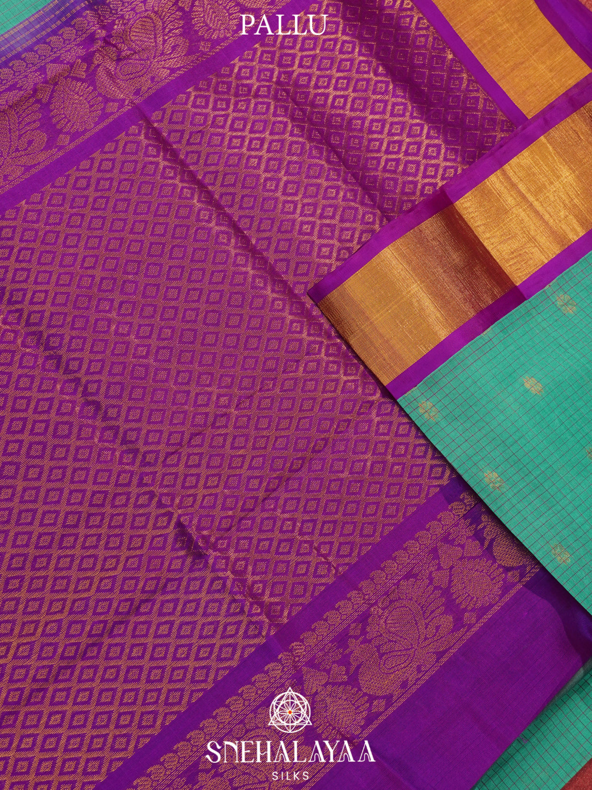 Green Kanchi Silk Cotton Saree