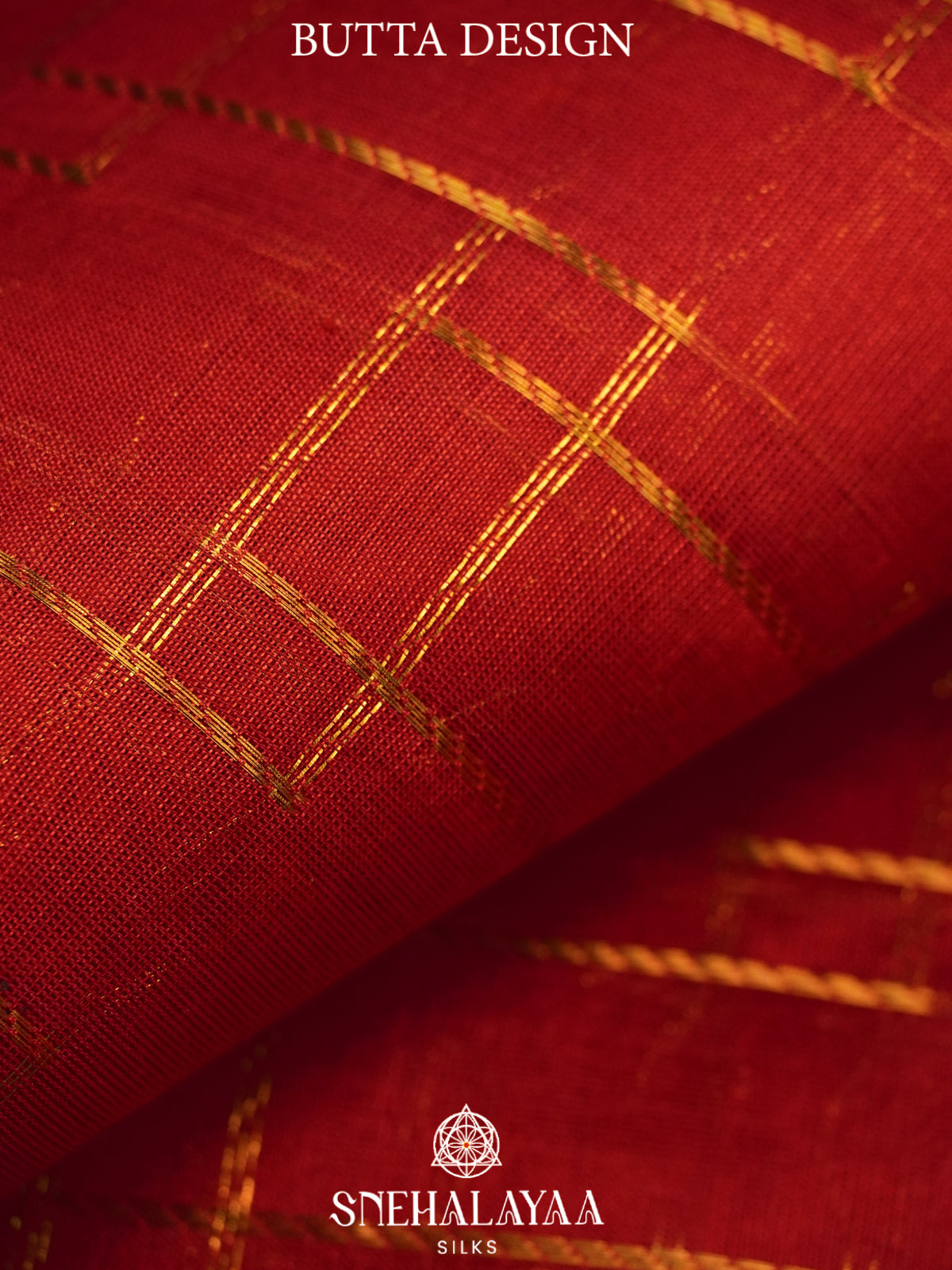 Red Kanchi Silk Cotton Saree