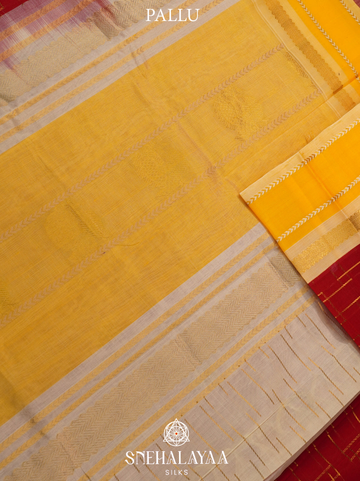 Red Kanchi Silk Cotton Saree
