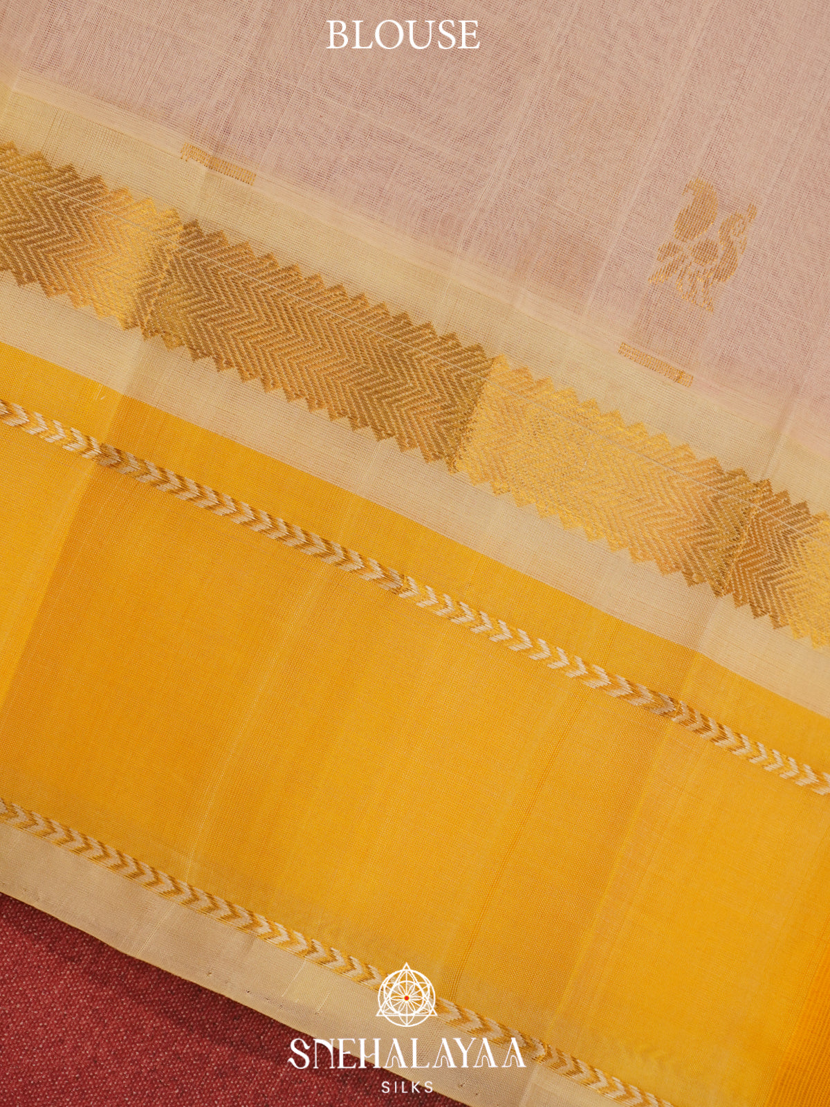 Red Kanchi Silk Cotton Saree