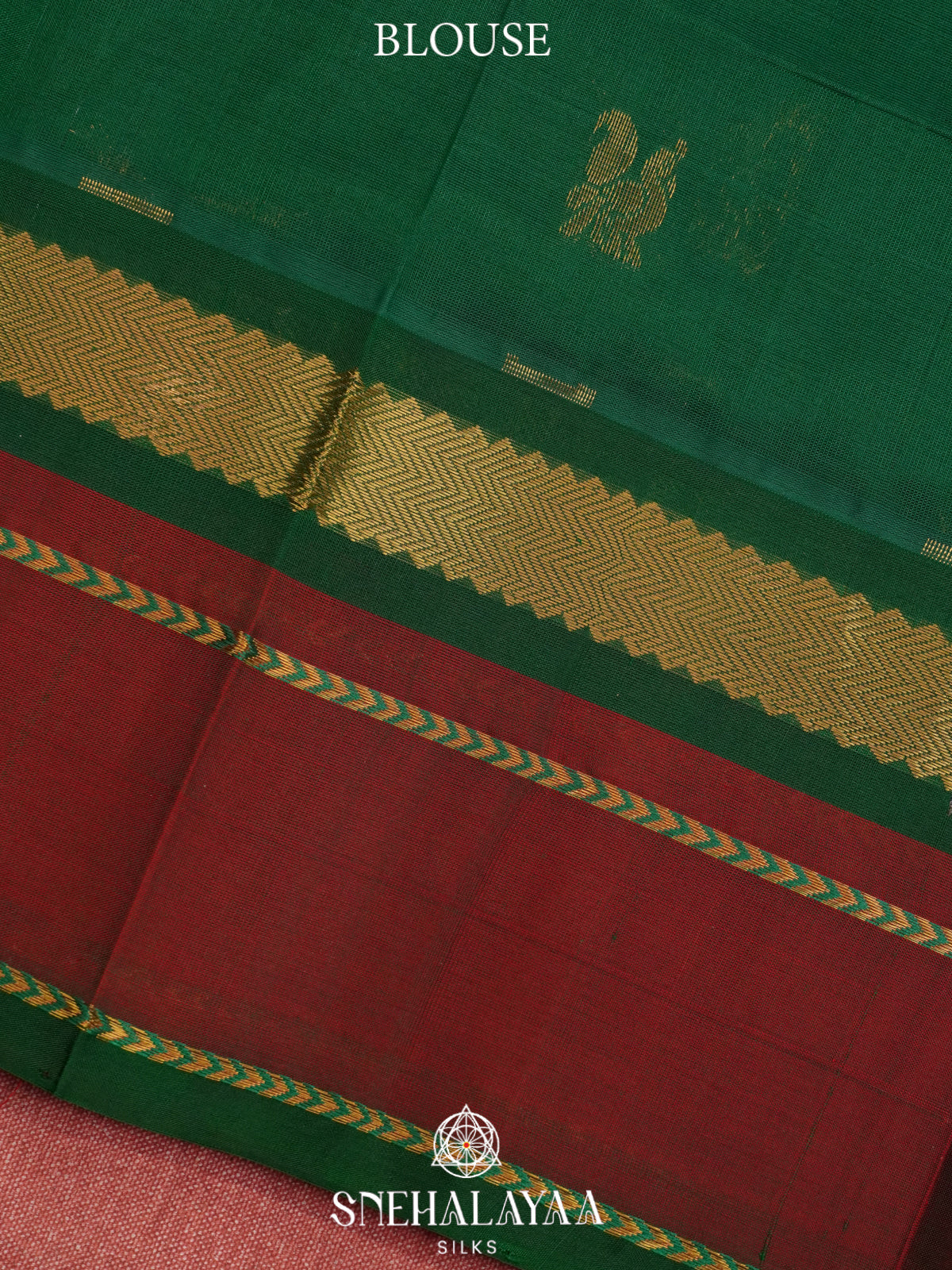 Lime Green Kanchi Silk Cotton Saree
