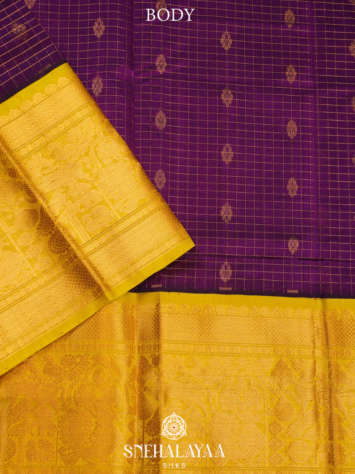 Magenta Purple Kanchi Silk Cotton Saree