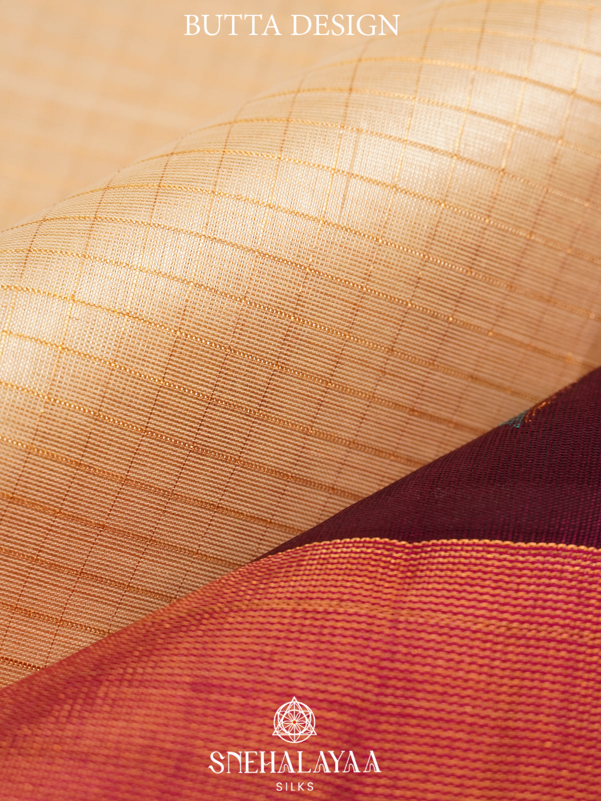 Cream Kanchi Silk Cotton Saree
