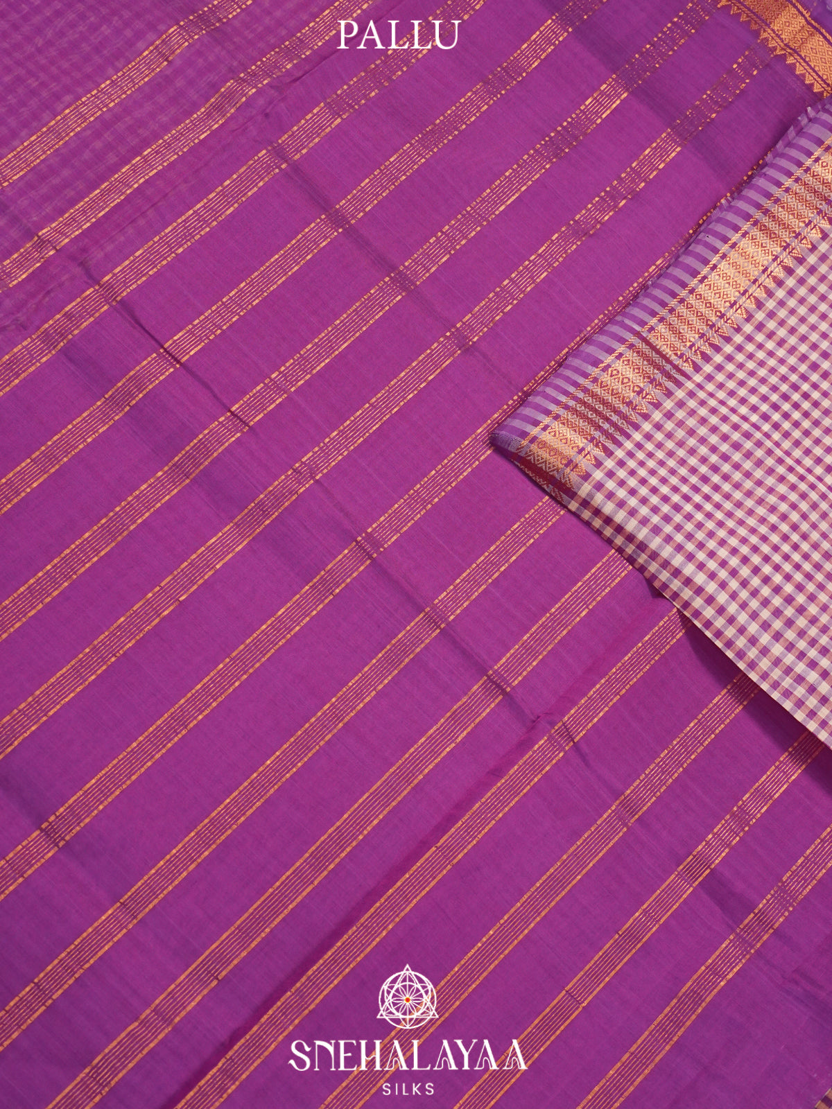 Pink  Kanchi Silk Cotton Saree
